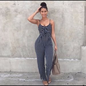 Romper Long Pants 1 pieces Open Back L